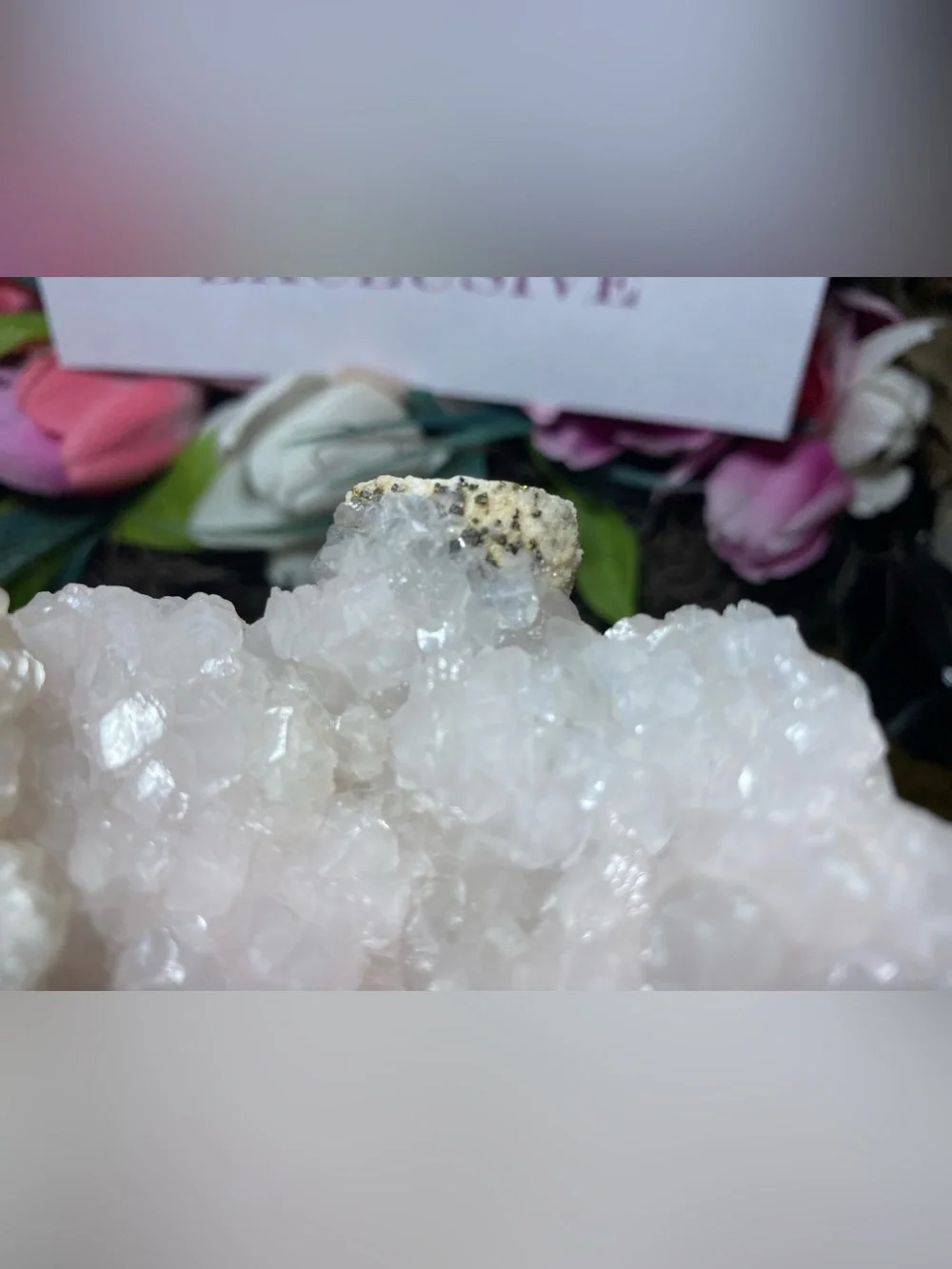 Pink Mangano Calcite Cluster